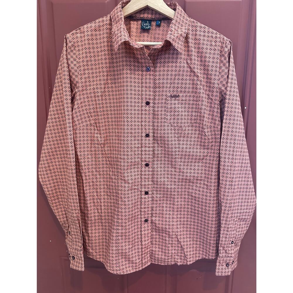 Cruel Girl Orange Western Shirt